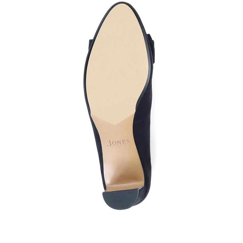 Zelda Bow Detail Court Shoes - ZELDA / 323 596 - Black