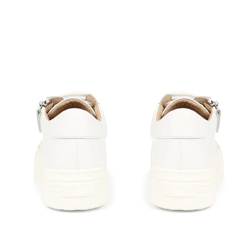 Amaliada Leather Platform Trainers - AMALIADA / 325 316 - White