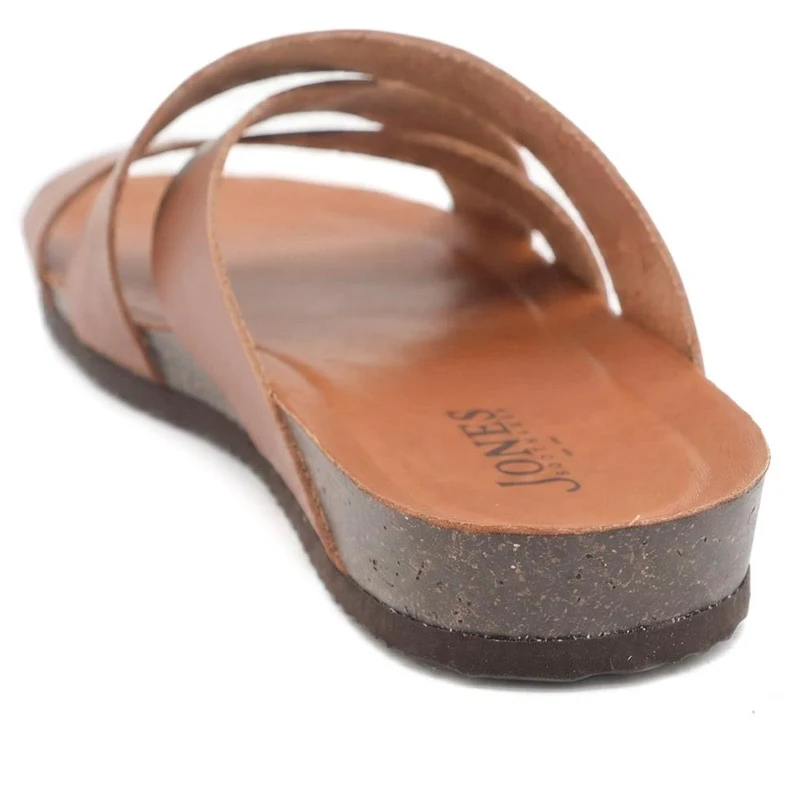 Wallsend Leather Mule Sandals - WALLSEND / 329 190 - Cognac