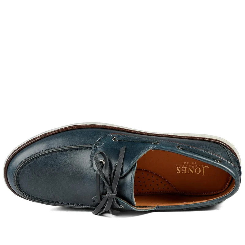 Patton Leather Moccasins - PATTON / 328 787 - Navy Leather