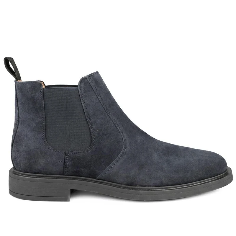 Daire Leather Chelsea Boots - DAIRE / 330 217 - Navy Suede