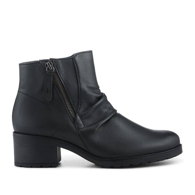 Jenna Gabor Wide Fit Leather Heeled Boots - GAB42522 / 328 173