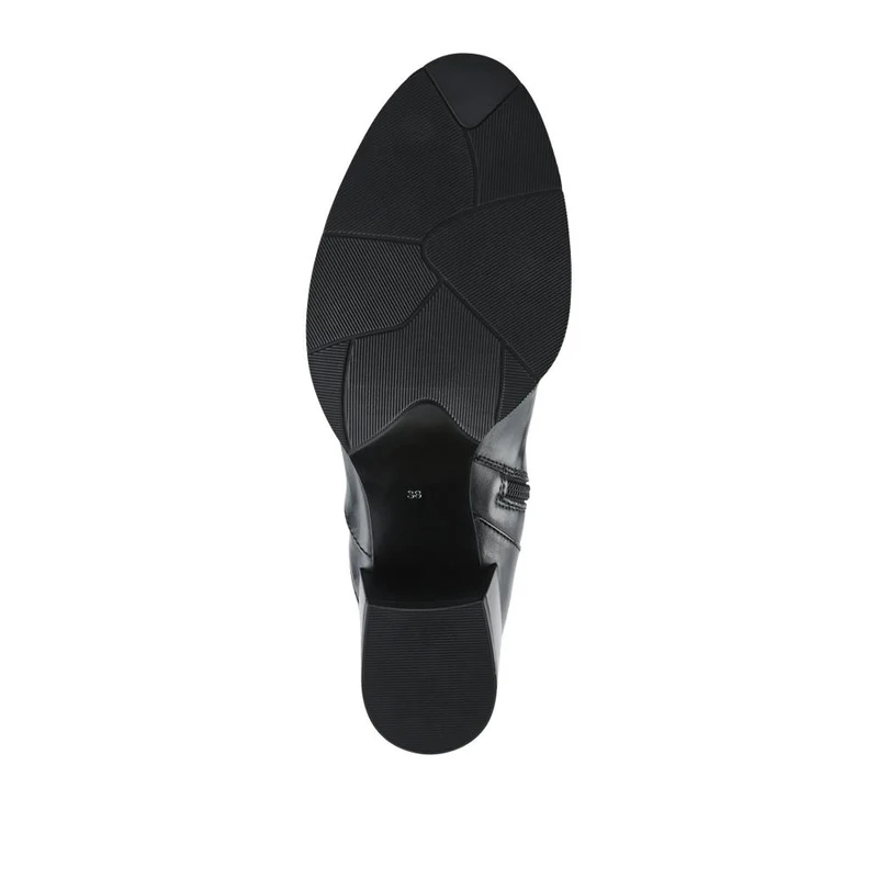 Dancer Premium Leather Calf-Length Boots - DANCER / 328 018 - Black