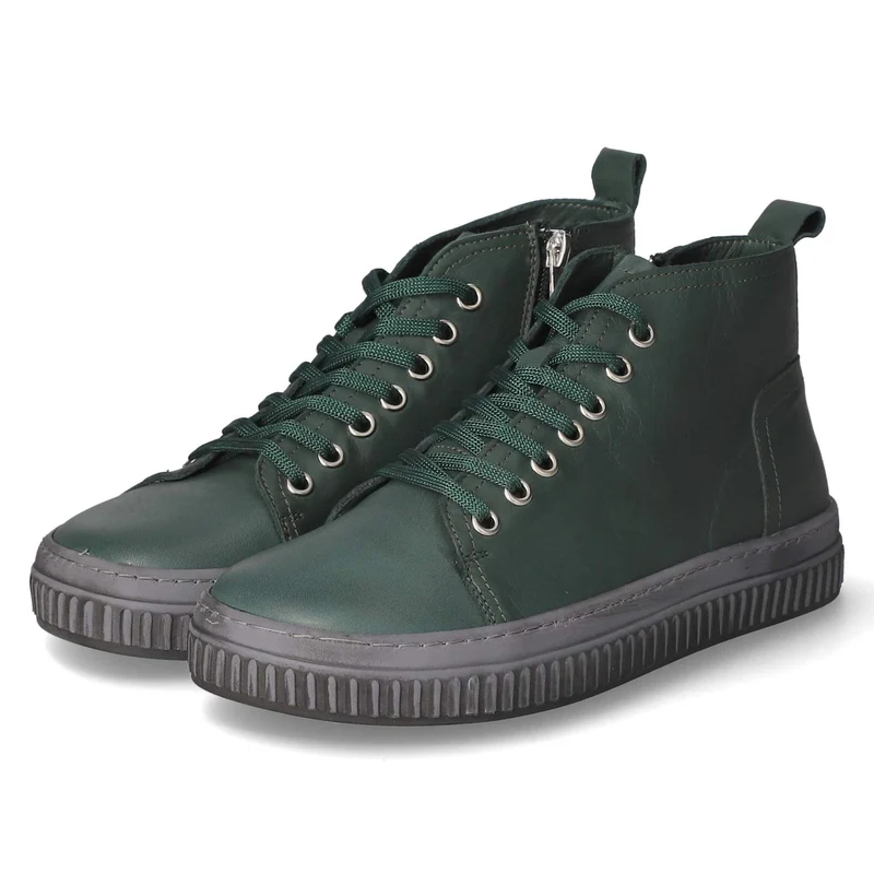 Schnürstiefeletten Grün