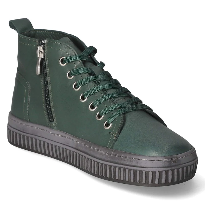 Schnürstiefeletten Grün
