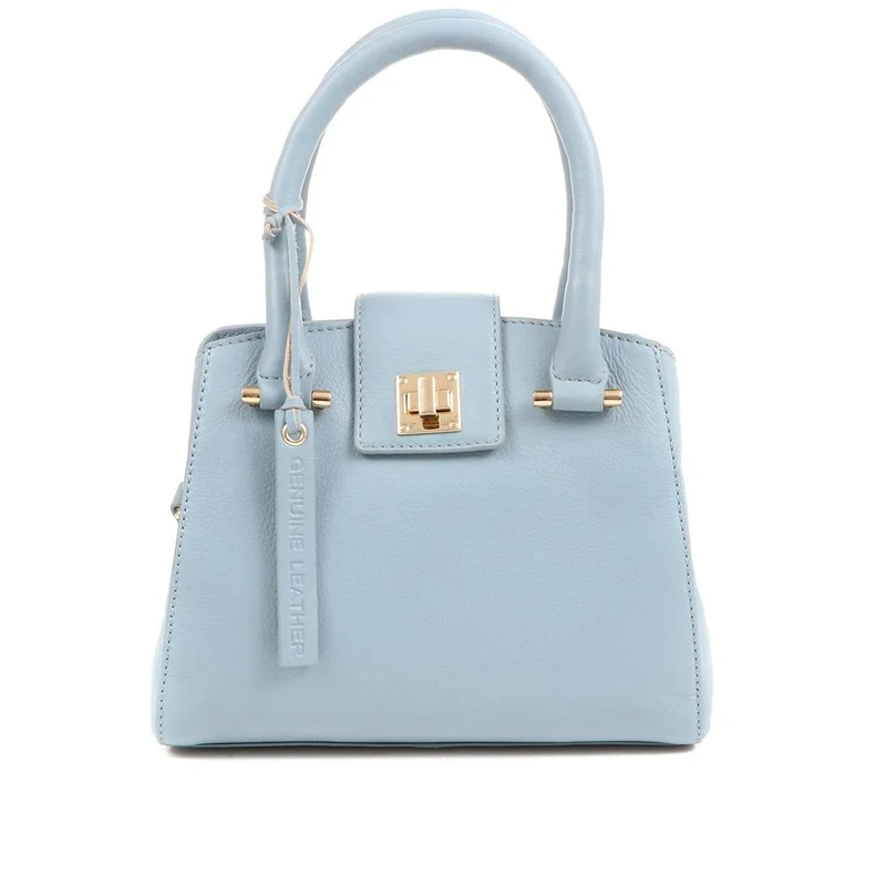 Whimsy Leather Top Handle Bag - WHIMSY / 323 891