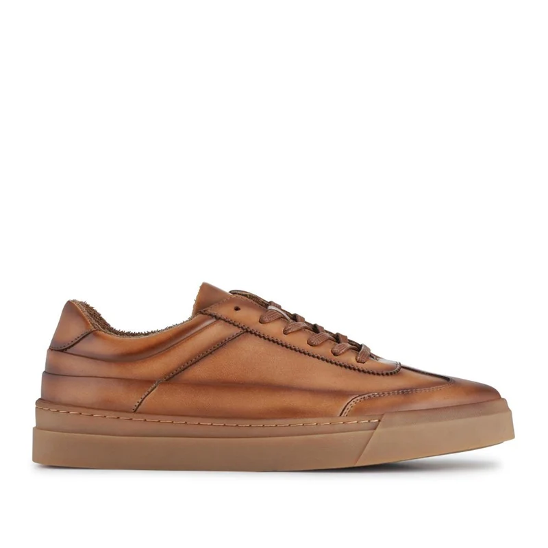 Thorne Leather Lace-Up Trainers - THORNE / 328 499
