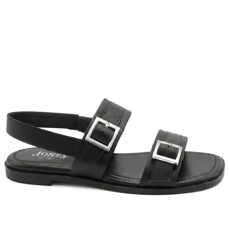 Haniya Leather Dual Buckle Fasten Sandals - HANIYA / 329 573
