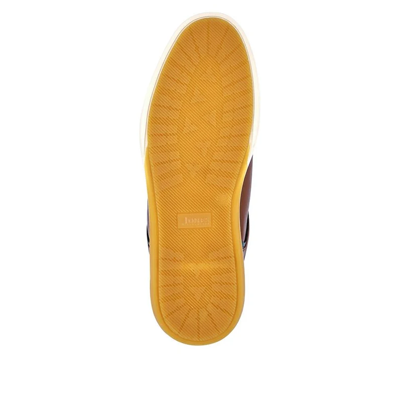 San Diego Leather Trainers - SANDIEGO / 327 427 - Tan Multi