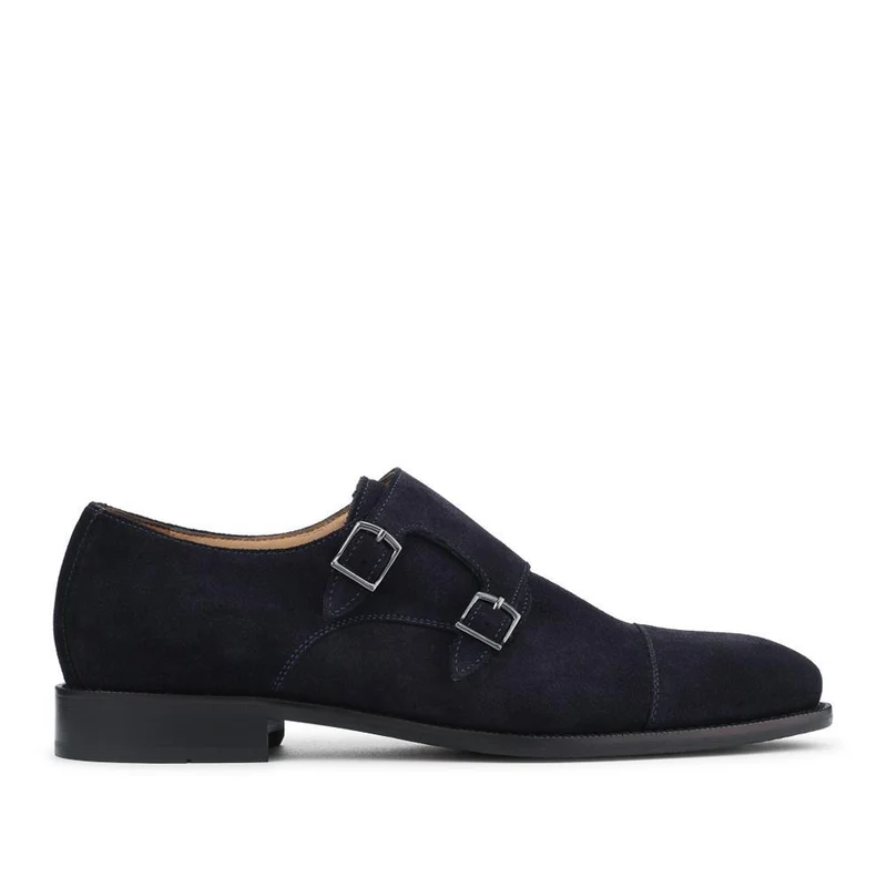 Nathaniel Leather Double Monk Shoes - NATHANIEL / 320 484