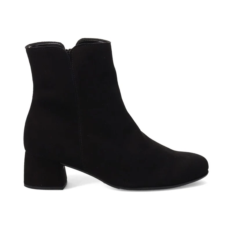 Abbey Smart Leather Ankle Boots - GAB41532 / 327 112 - Black Suede