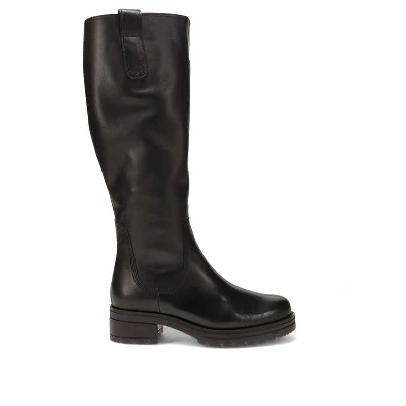 Sadberge Leather Block-Heeled Long Boots - GAB40517 / 325 891