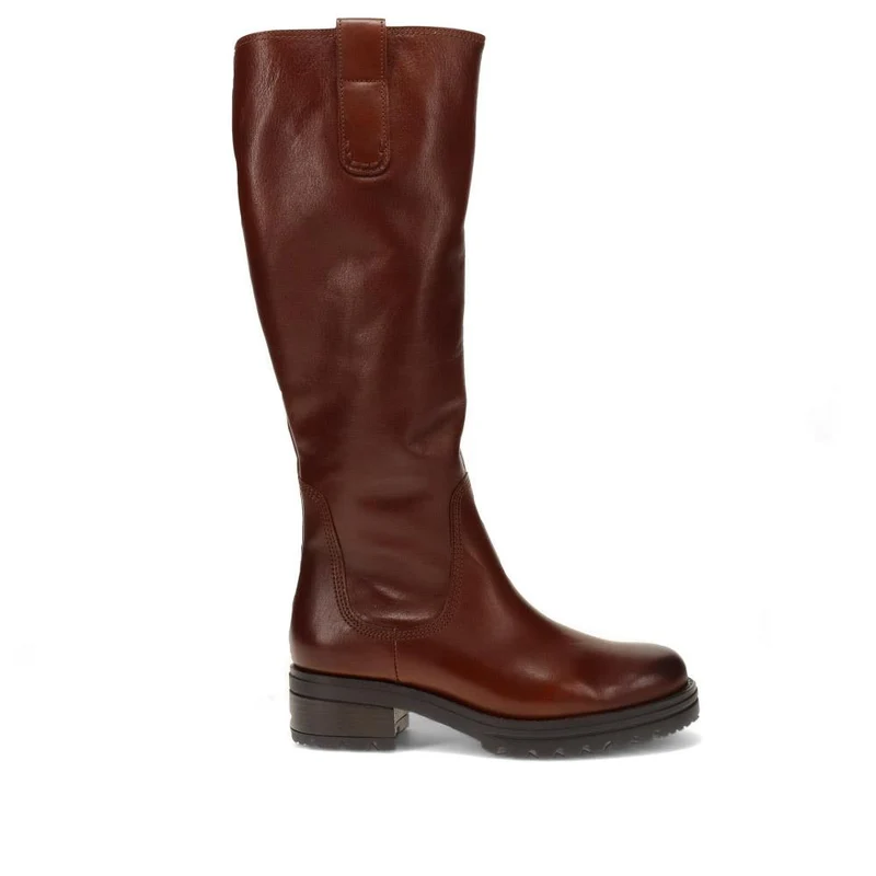 Sadberge Leather Block-Heeled Long Boots - GAB40517 / 325 891