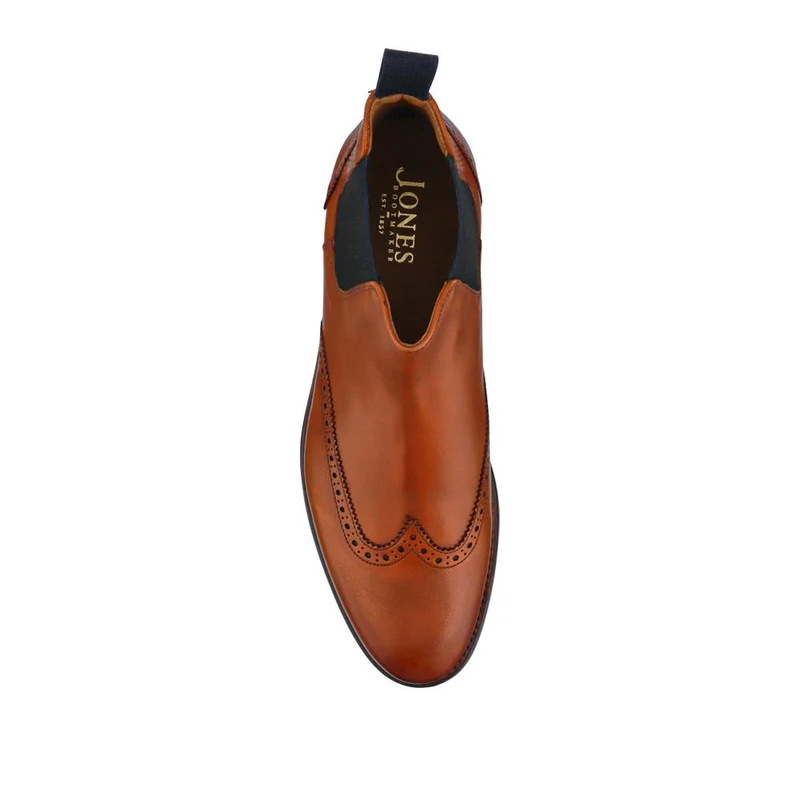 Barrett Goodyear Welted Leather Wingtip Boots - BARRETT / 327 962 - British Tan