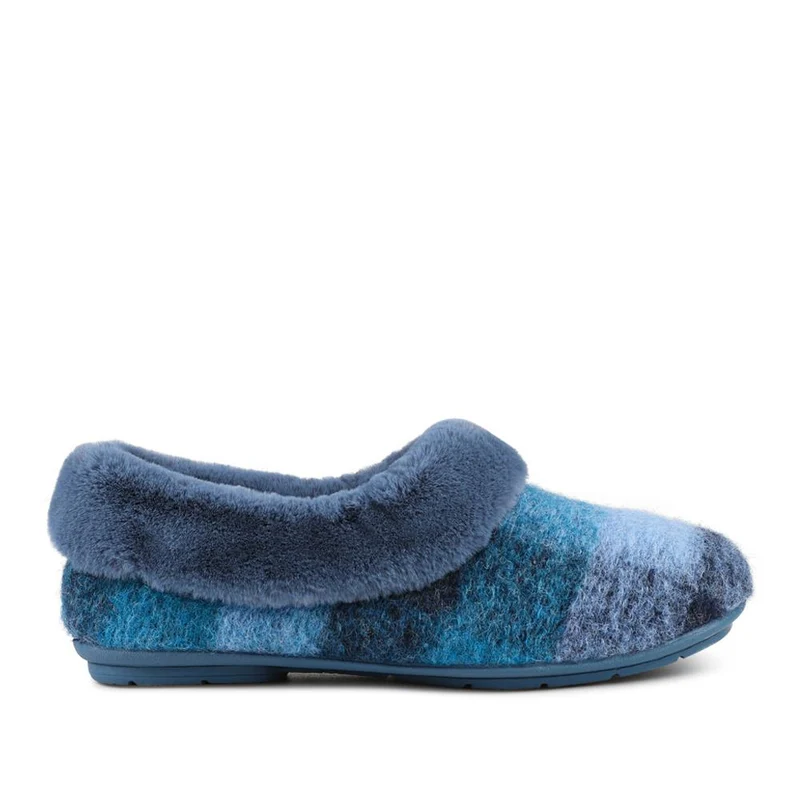 Floria Fur Slippers - FLORIA / 328 544 - Blue Multi