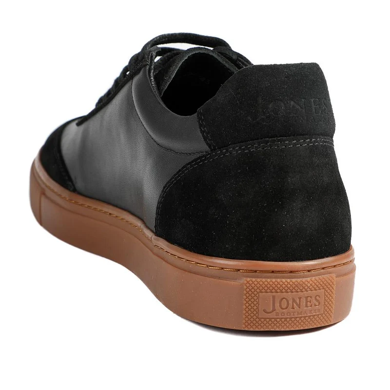 Southall Leather Lace Up Trainers - SOUTHALL / 329 062 - Black Suede