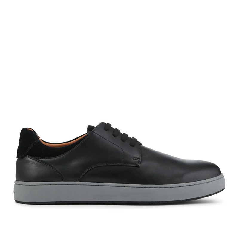 Stevenage Wide Fit Leather Trainers - STEVENAGE / 328 097