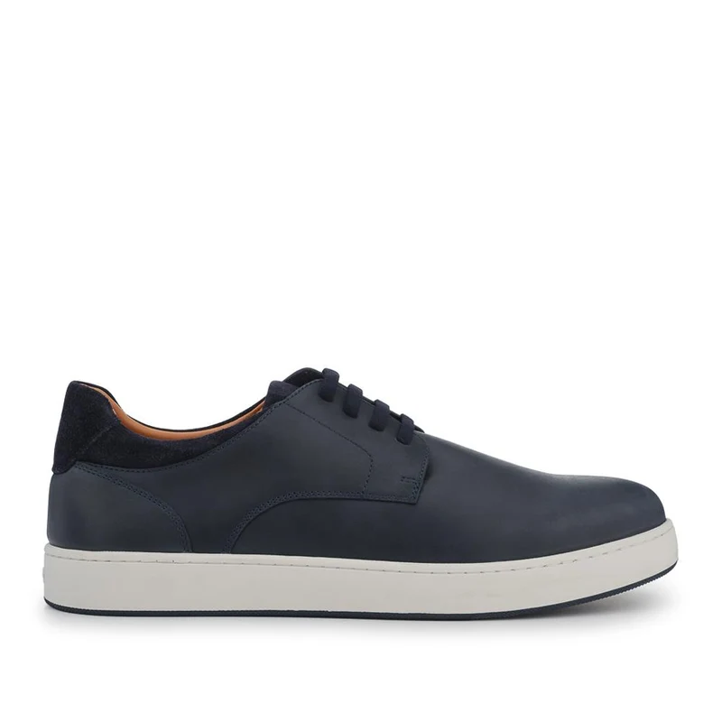 Stevenage Wide Fit Leather Trainers - STEVENAGE / 328 097