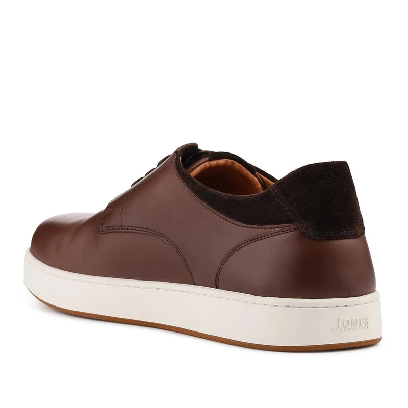 Stevenage Wide Fit Leather Trainers - STEVENAGE / 328 097 - Brown Nubuck