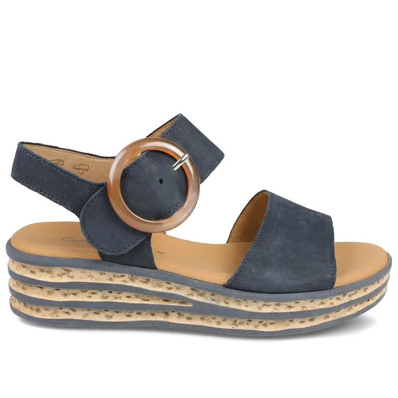 Andre Gabor Wedge Sandals - GAB37522 / 323 653 - Navy