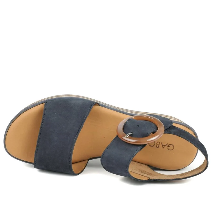 Andre Gabor Wedge Sandals - GAB37522 / 323 653 - Navy