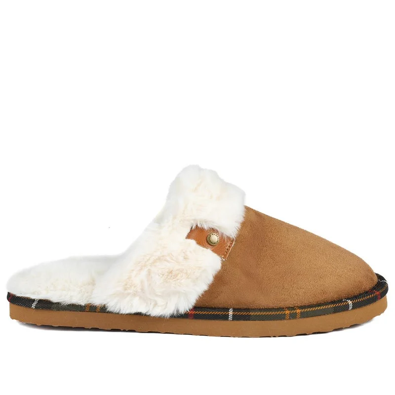Barbour Claudia Mule Slippers - BARBR42507 / 328 566 - Tan