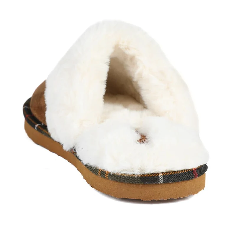 Barbour Claudia Mule Slippers - BARBR42507 / 328 566 - Tan