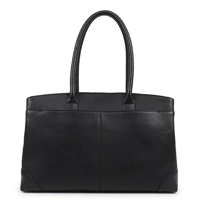 Vinetta Leather Shoulder Bag - VINETTA / 326 223 - Black