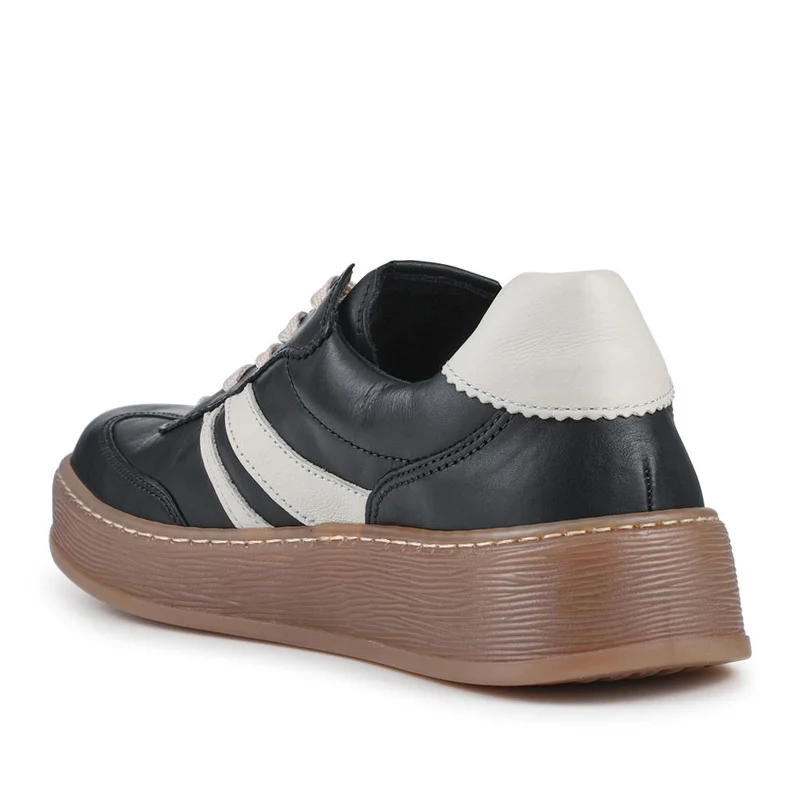 Dahma Gabor Leather Lace-Up Trainers - GAB42510 / 328 029 - Black Multi