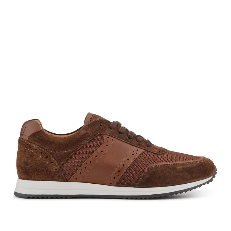 Sergio Lace-Up Leather Trainers - SERGIO / 328 071