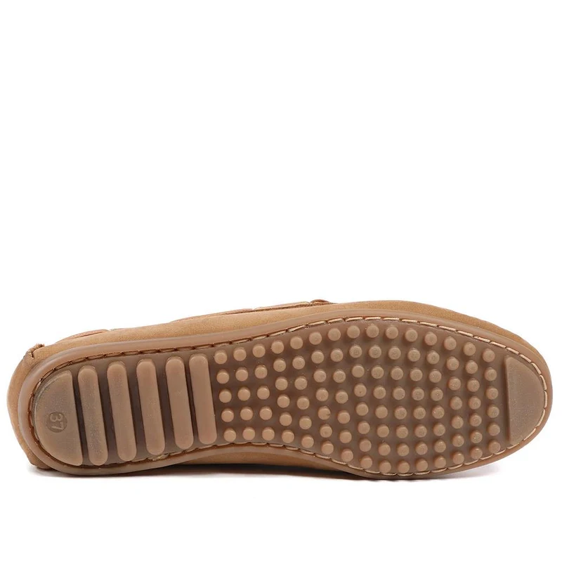 Perri Leather Loafers - PERRI / 325 191 - Cognac