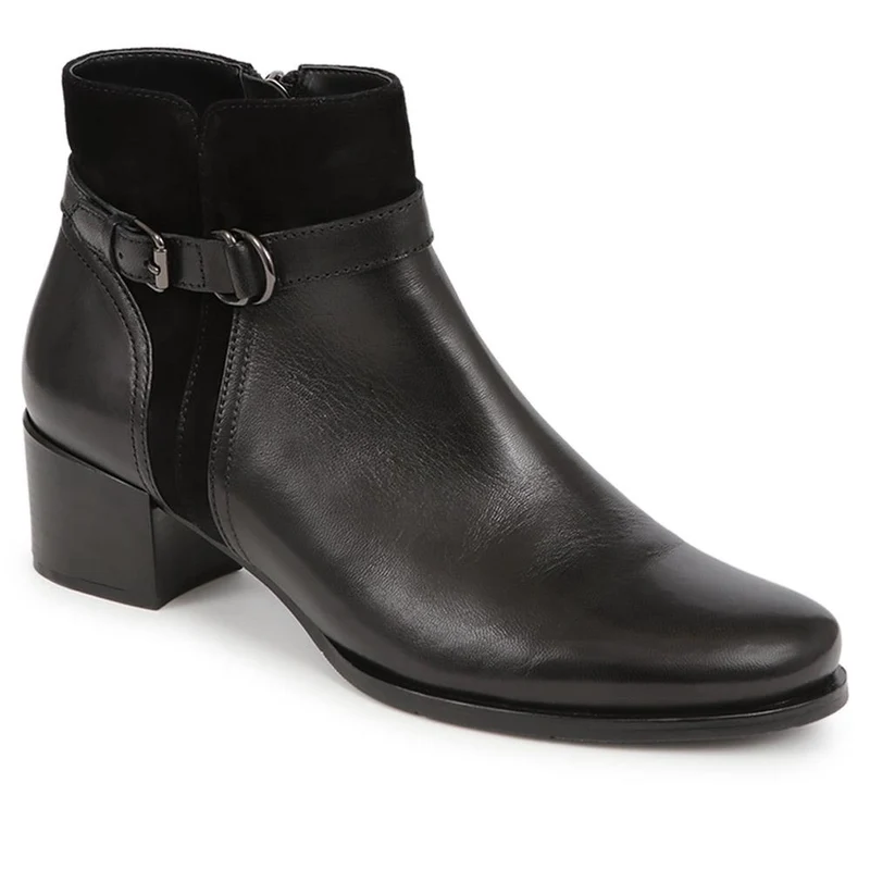 Sarina Heeled Ankle Boots - SARINA / 324 527 - Black