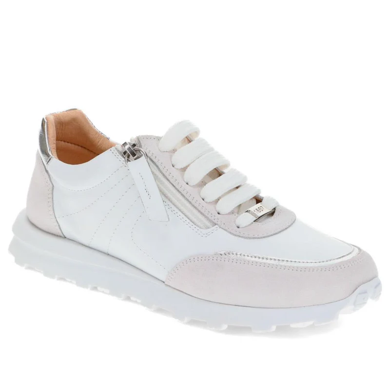 Aisha Lace-Up Trainers - AISHA / 326 303 - White