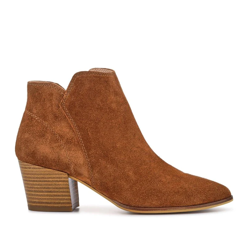 Madri Leather Cuban-Heeled Ankle Boots - MADRI / 327 619
