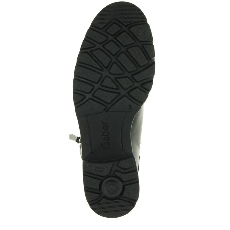 Serve Leather Lace-Up Boots - GAB40506 / 325 880 - Black