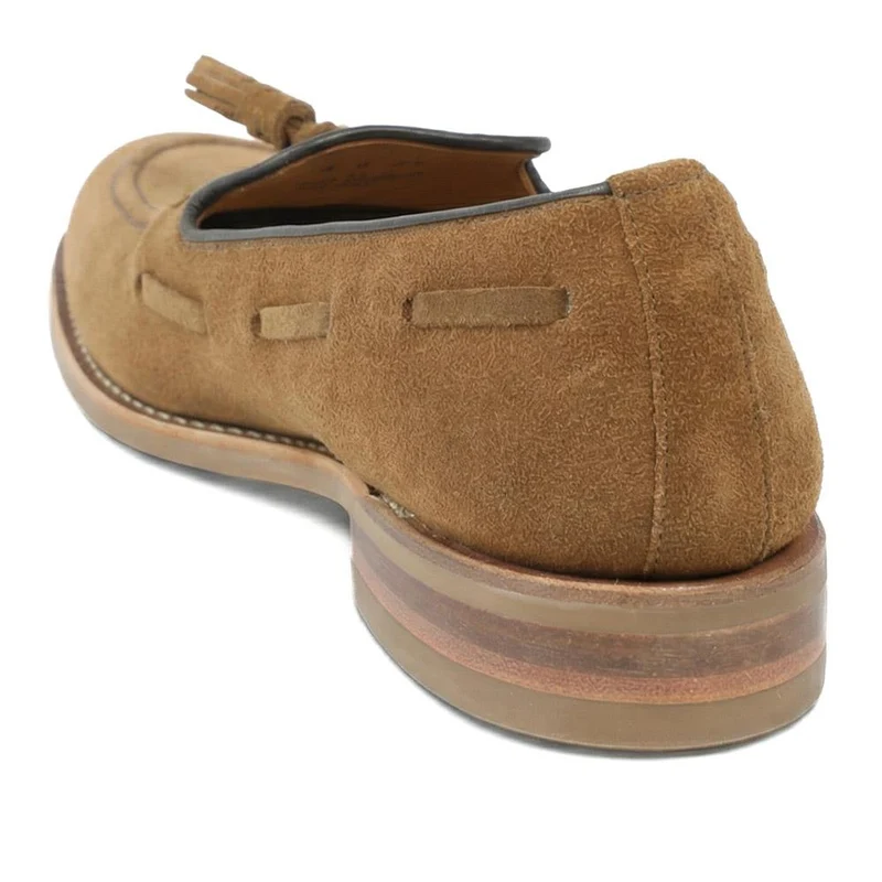 Utah1 Loake Leather Tassel Loafers - UTAH1 / 324 999 - Snuff Suede