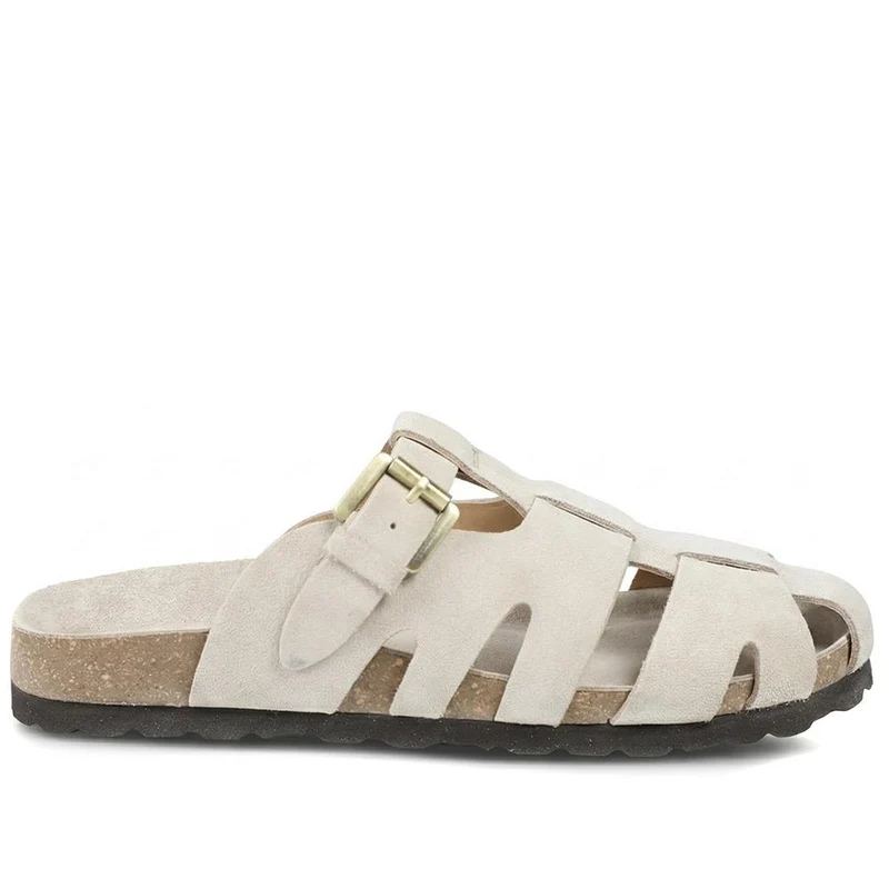 Harper Rose Leather Clog Mules - HARPER-ROSE / 329 098 - Sand Suede