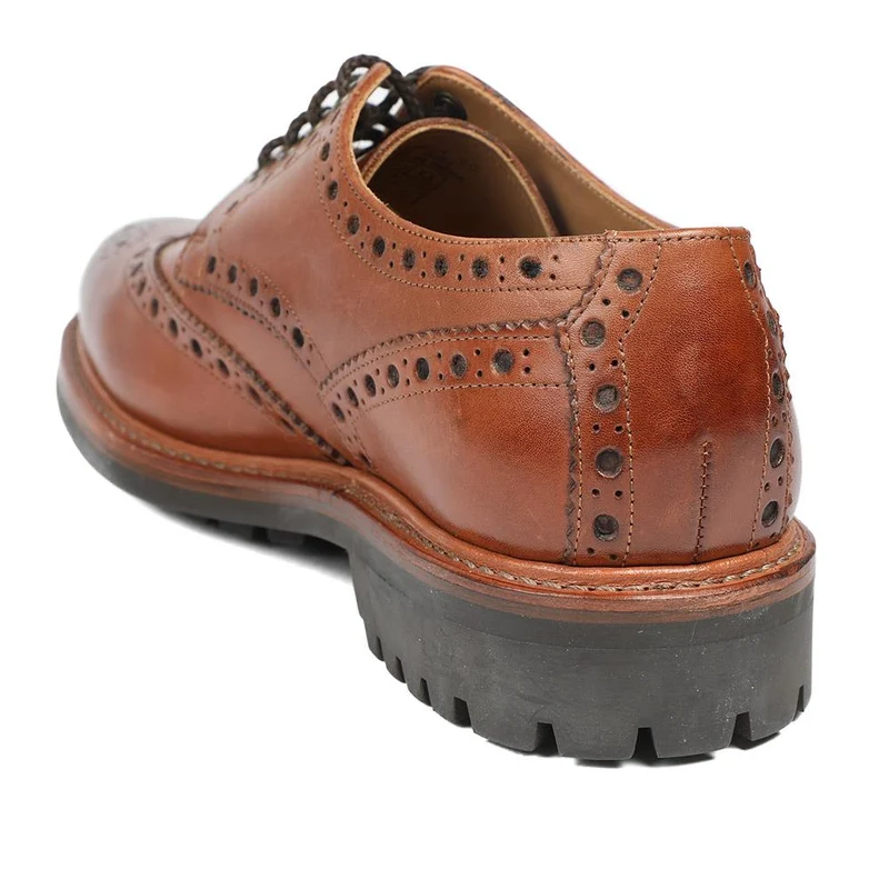 Bushwick1 Goodyear Welted Leather Brogues - BUSHWICK1 / null - British Tan