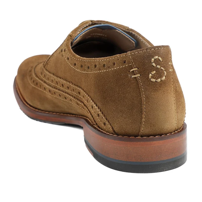 Oliver Sweeney Ledwell Suede Brogues - OLIVR43500 / 329 193 - Tan Suede