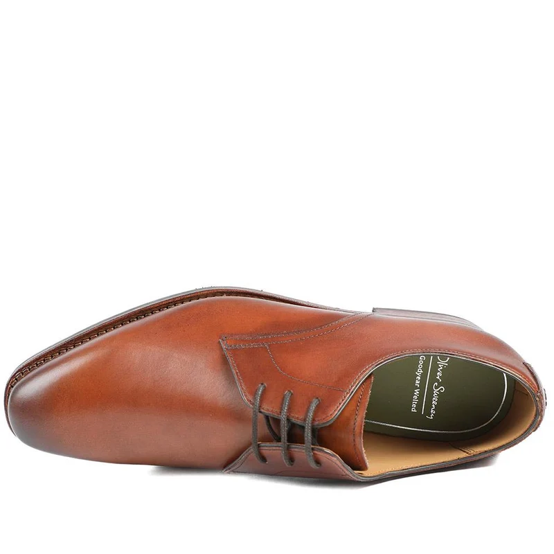 Oliver Sweeney Melford Leather Derby Shoes - OLIVR43503 / 329 195 - Cognac