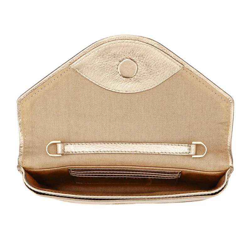Wuxi Leather Shoulder Bag - WUXI / 327 325 - Gold