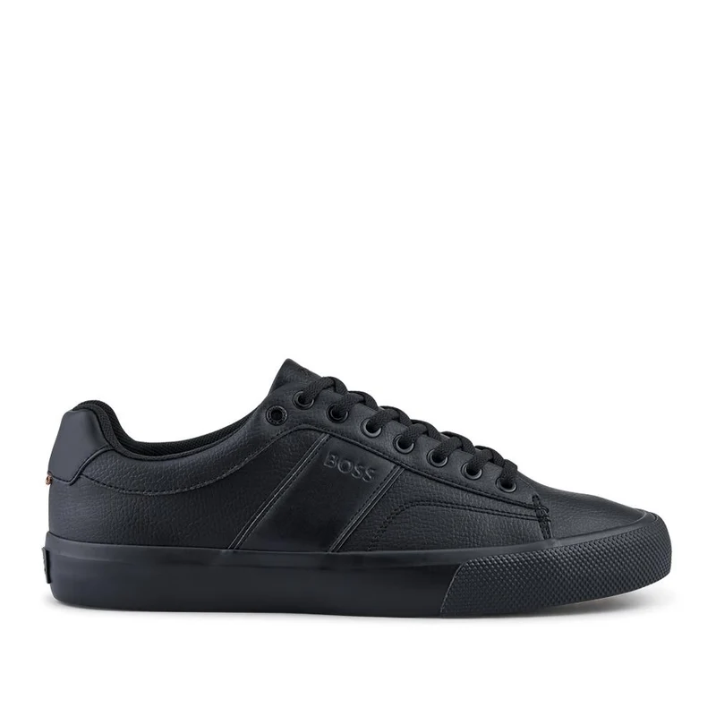 Faux-Leather Trainers - HUGO41503 / 327 623