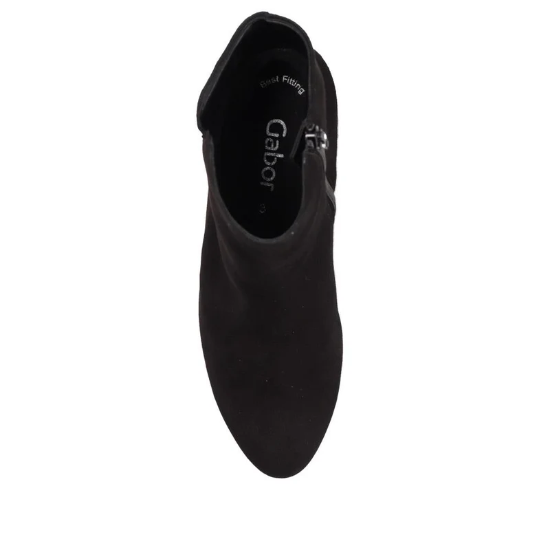 Abbey Smart Leather Ankle Boots - GAB41532 / 327 112 - Black Suede