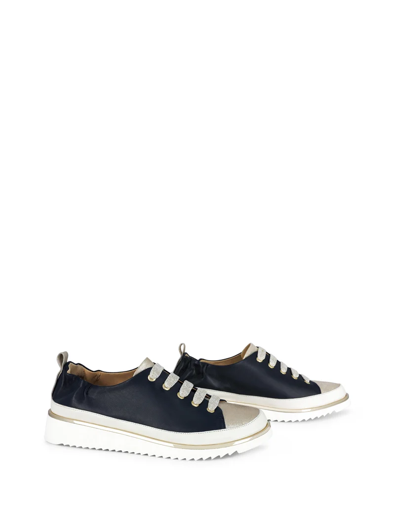 AGATHA NAVY~WHITE~GOLD