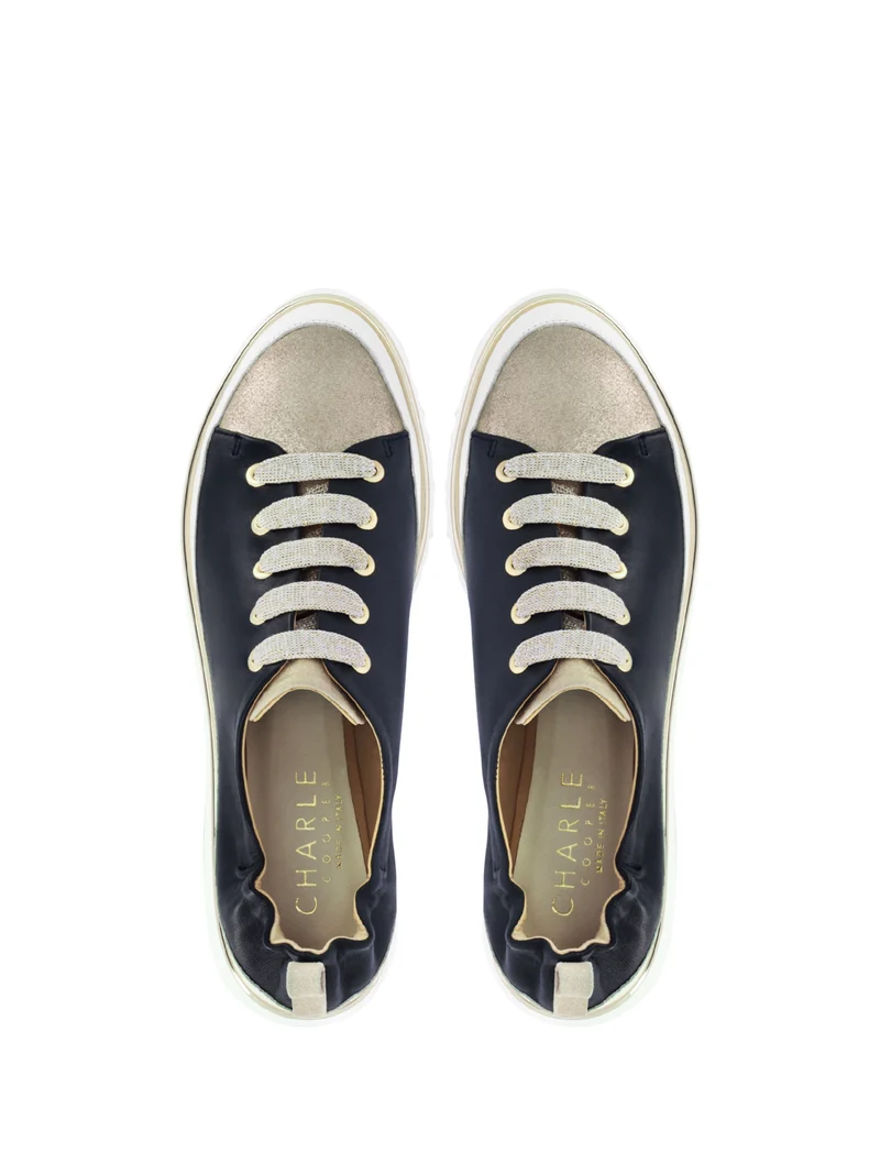 AGATHA NAVY~WHITE~GOLD