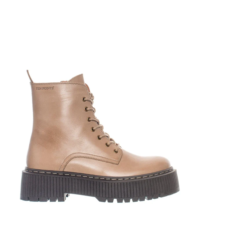 Alina Laced boots — Taupe