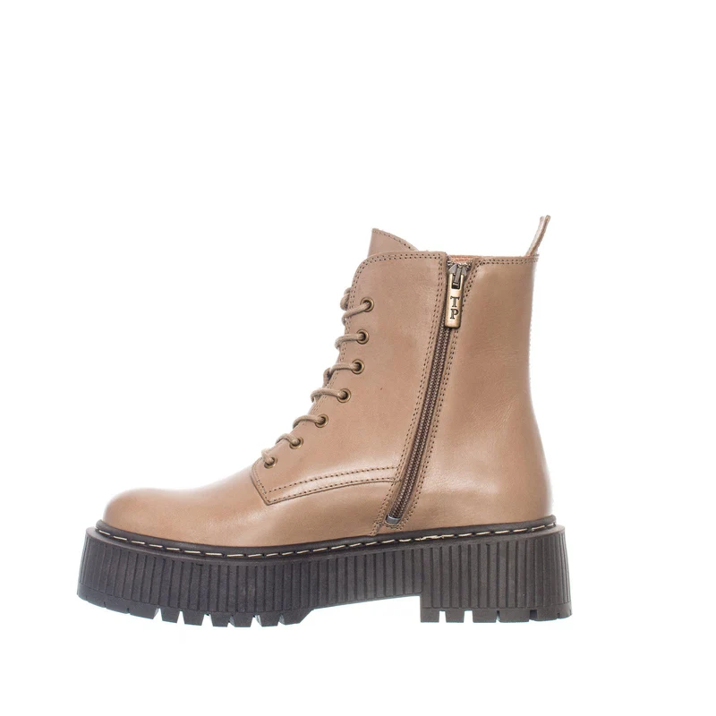 Alina Laced boots — Taupe