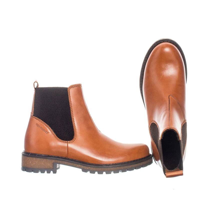 Isadora Chelsea boots — Cognac