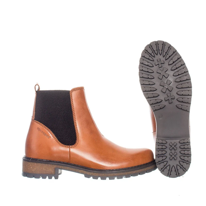 Isadora Chelsea boots — Cognac