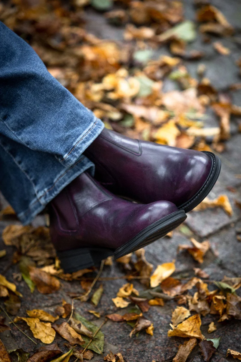 Pandora Chelsea boots — Purple
